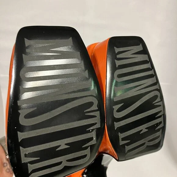 *BRAND NEW!* Fluevog 2020 Mega Munster ORIGINAL, Orange, Size 9 (best for 8.5)! - Picture 9 of 11